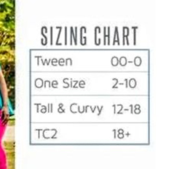 TC Lularoe legging with mountains 🏔️ on them - Picture 3 of 4